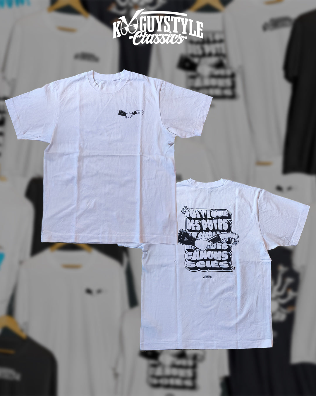 Tee-shirt Canons Sciés